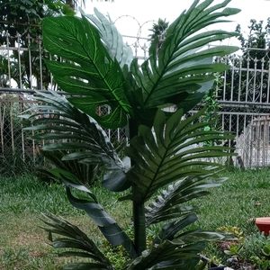 30 INCH ARTIFICIAL MONSTERA/PALM PLANT